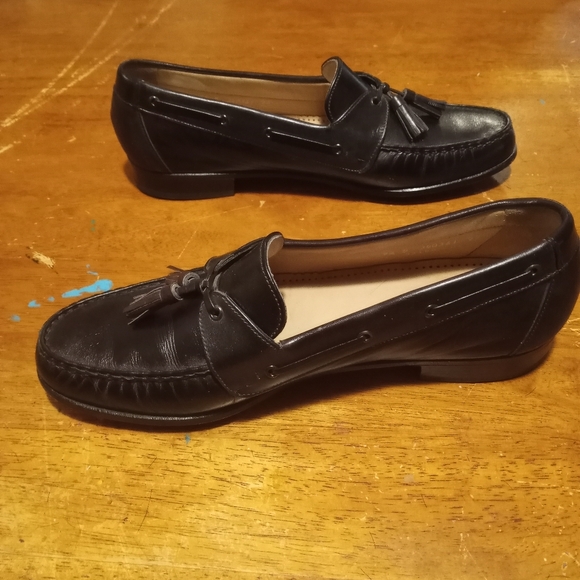 Florsheim Imperial Leather tassel loafers sz 9.5 D - Picture 3 of 8